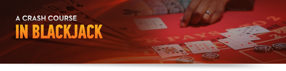 Blackjack Table With Cards And Chips