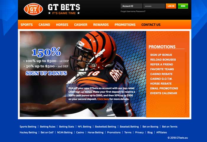 GTBets Promotions Screenshot