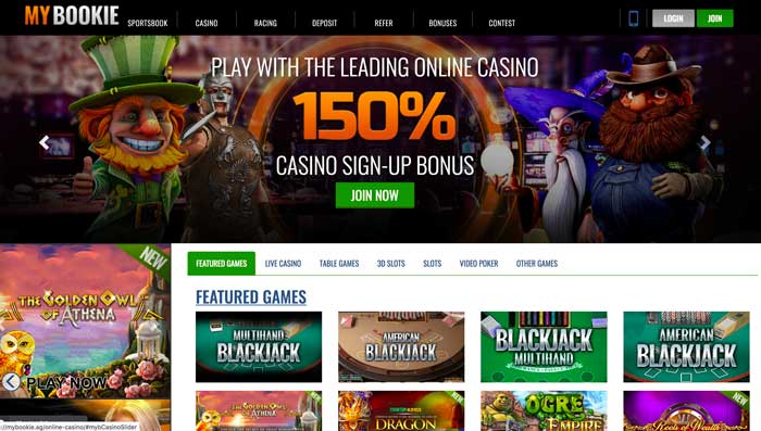 MyBookie.ag Casino Screenshot